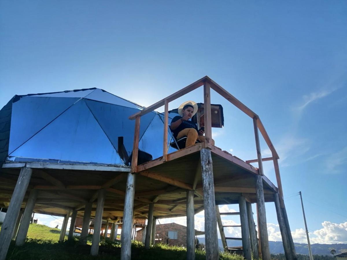 Cabanas El Mirador Del Tomine Guatavita Exteriör bild